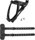 Bicycle Bottle Cages, Plastic Bike Bottle Holder with Cage Mounting Base (Black)