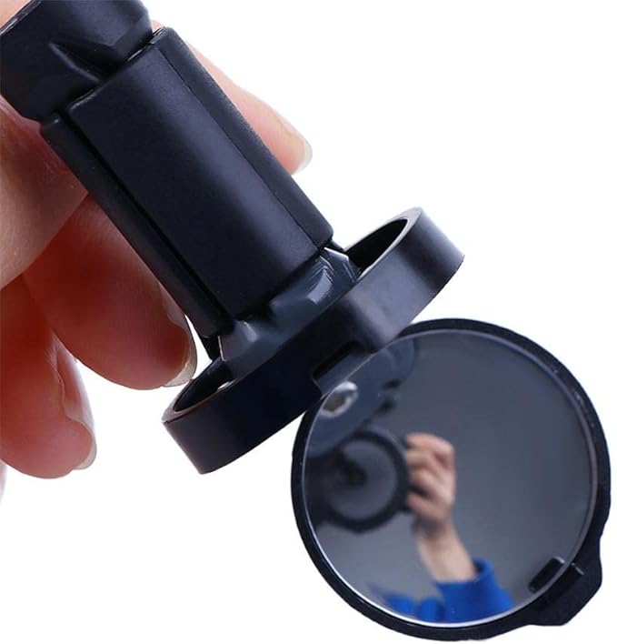 Bicycle Handlebar Rearview Mirror 1PC Cycling Foldable Strip Mirrors Bicycle Bar End Mirror Bike Drop Bar Rear View Convex Mirror Bicycle Accessories