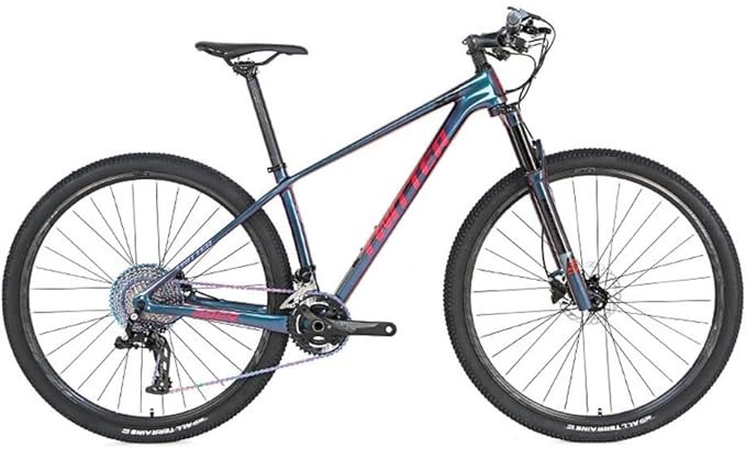 TUJISEK 27.5 29er Mountain Bikes Frame Carbon Fiber 15''/17''/19'' Mountain Bikes Frame QR 5 * 135mm Disc Brake XC Frame Full Colour Change Internal Routing