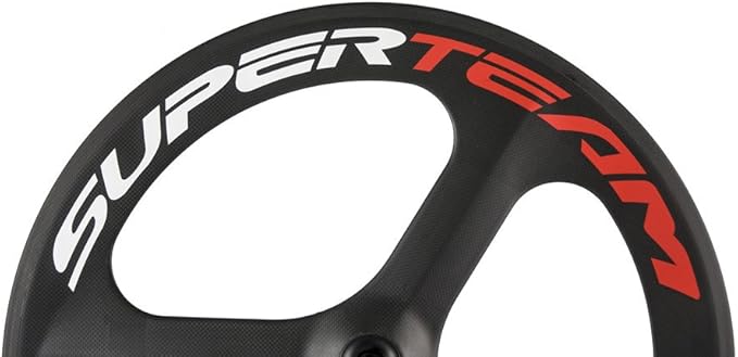 Carbon Tri Spoke Wheel 700c Road Bike Wheelset Matte Finish Clincher Wheelset