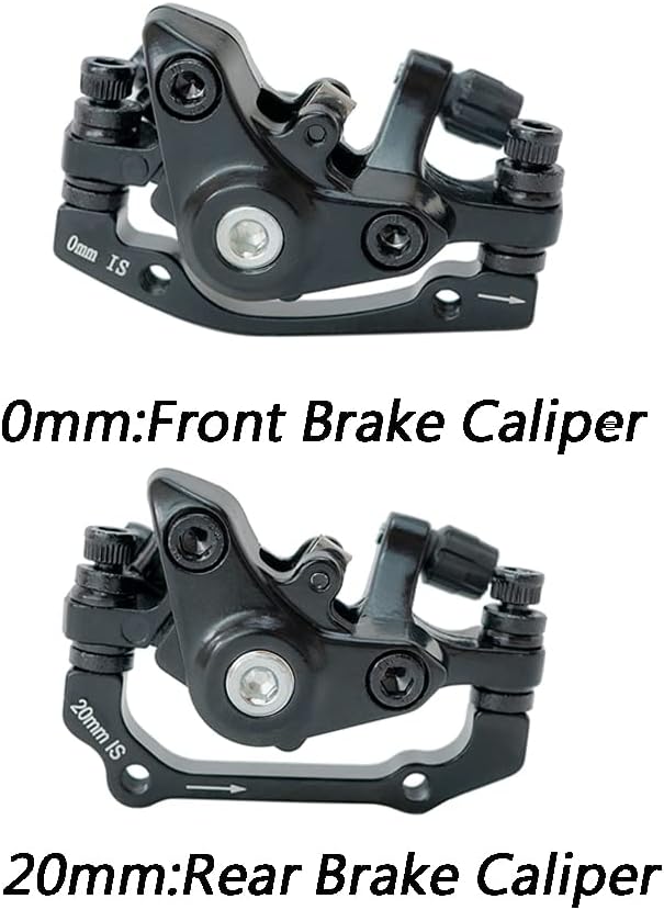 1 Pair Bike Mechanical Disc Brake,Universal Front and Rear Mechanical Disc Brake Calipers for Mountain Bikes,Folding Bikes,Road Bikes