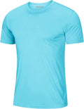 MAGCOMSEN Men's Short Sleeve UPF 50+ T-Shirt Quick Dry Workout Athletic Running Swim Tops Tee Rash Guard Performance Shirts
