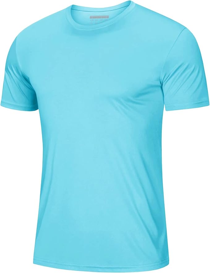 MAGCOMSEN Men's Short Sleeve UPF 50+ T-Shirt Quick Dry Workout Athletic Running Swim Tops Tee Rash Guard Performance Shirts