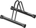 Adjustable Bike Parking Rack - Universal Floor & Wall-Mounted Bicycle Stand, Compatible with All Bikes Including Mountain, Road, Hybrid Cycles - Durable Black Design