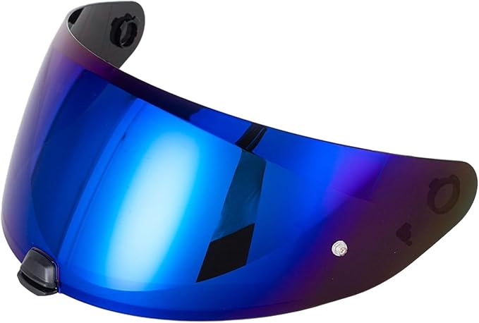 Motorcycle Helmet Visor for HJ-31 i70/i10 Helmet Face Shield Visor Windshield Uv-Protected Anti-Scratch Day and Night (Deep Blue)