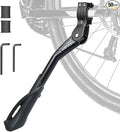Aluminum alloy bicycle stand, adjustable bicycle stand, adjustable, rear/center mounted, road mountain bike rear stand, suitable for 24-29 inch adult bicycles.