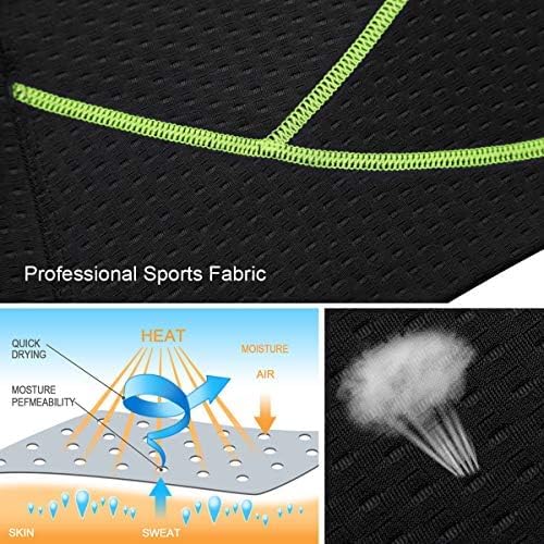 Souke Sports Men's Cycling Underwear Shorts 4D Padded Bike Bicycle MTB Liner Shorts with Anti-Slip Leg Grips