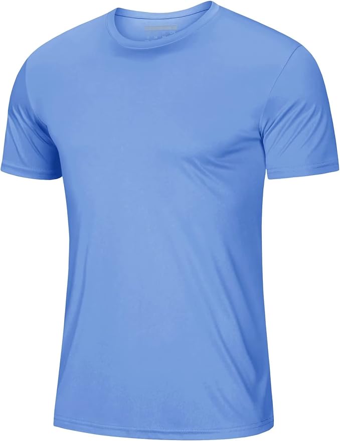 MAGCOMSEN Men's Short Sleeve UPF 50+ T-Shirt Quick Dry Workout Athletic Running Swim Tops Tee Rash Guard Performance Shirts