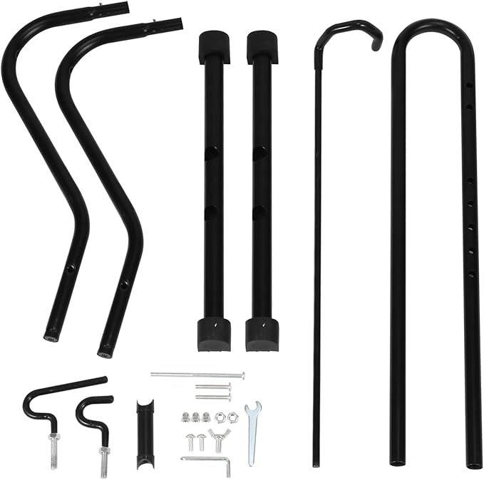 3 in 1 Bicycle Floor Stand - Freestanding Upright Parking Storage Rack, Space Saver, Suitable for Mountain Bike, Road Bike, Max Wheel Diameter 27.5 Inches