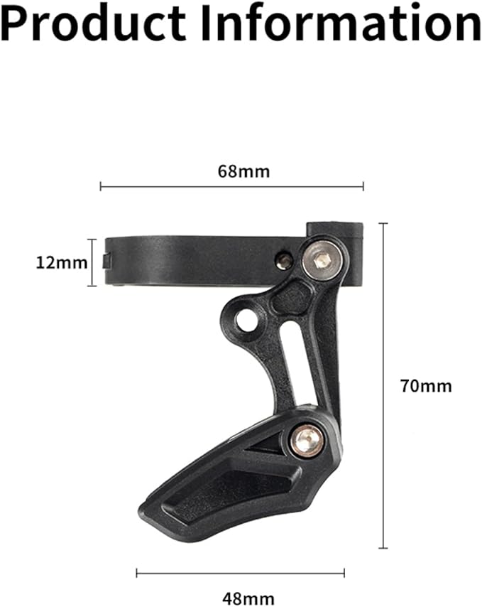 Bike Chain Guide Direct Mount,Bike Chain Tensioner Anti Drop Guide Retention Chain Drop Catcher for Mountain MTB Bicycle