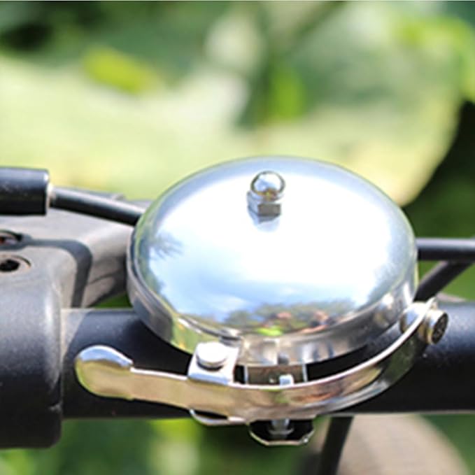 Bicycle Retro Bell Leisure Bicycle Dial Bell Aluminum Silver Gold Coffee Brown Bicycle Bell Bicycle Bell