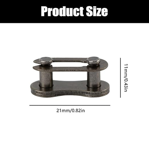 20-Pack Bike Chain Metal Master Link - Removable Quick Split Links for Bicycle, Mini Bike, Mountain Bike and Motorcycle Chain Repair