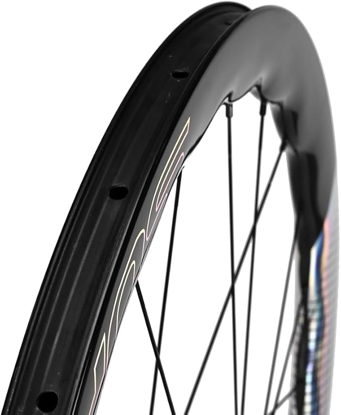 SUPERTEAM Carbon Disc Wheel 50CU-28-CC Tubeless 700C Cycling Wheel Black