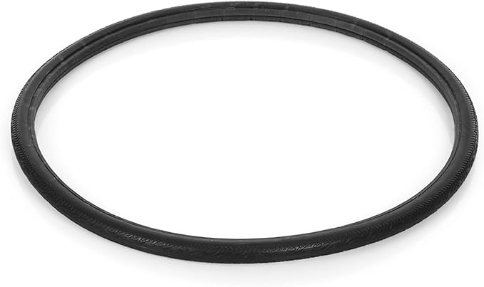 ZJchao 700x28c Polyurethane Solid Road Tire, 700C Tire for Cycling Race Road Racing (Black)