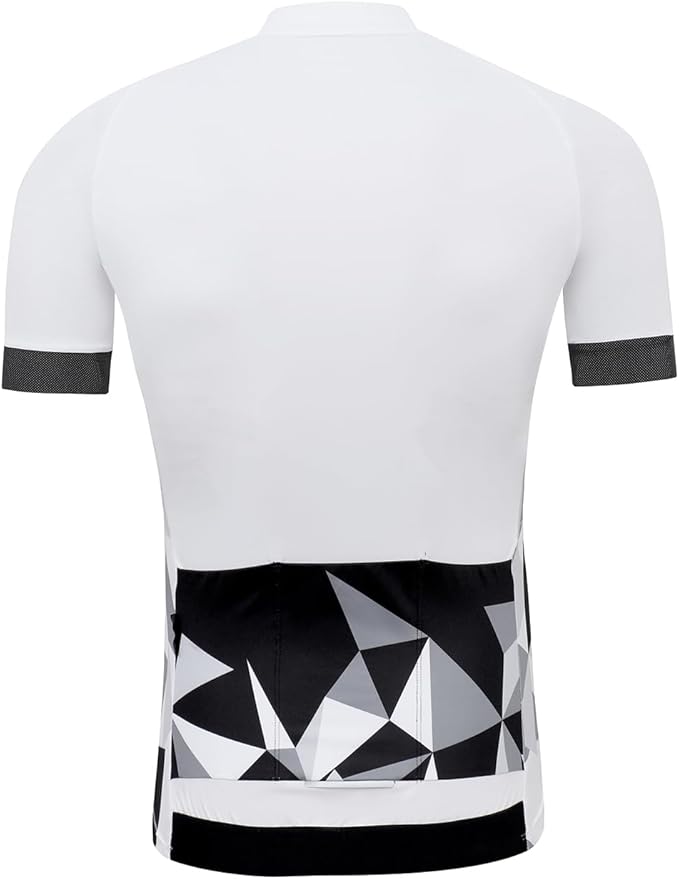 Santic Men’s Cycling Jersey Short Sleeve Bike Shirts for Men Bicycle Jacket with Pockets Breathable & Quick Dry Yorkson