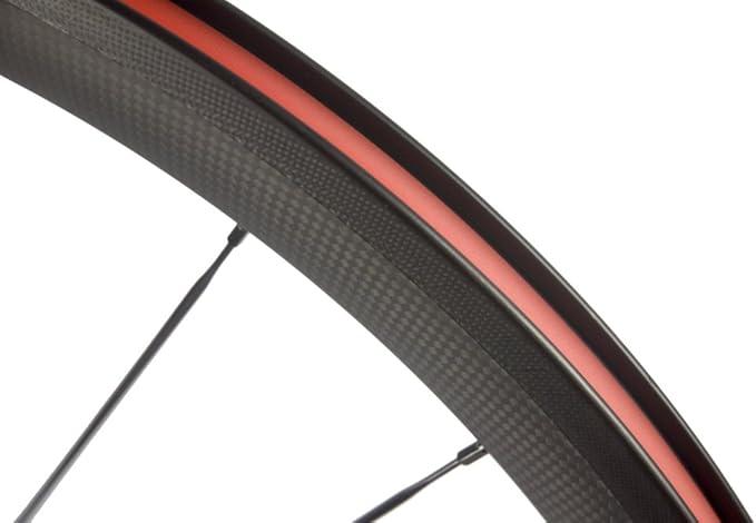 SunRise Bike 1 Pair of Road Bike Carbon 700C Clincher Wheelset Super Light Bicycle Wheels 38mm Depth (fit for Shiman0 Cassette)