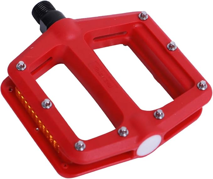 DRBIKE Mountain Bike Pedals MTB Pedals 9/16" Sealed Bearing Lightweight Nylon Bicycle Flat Platform Pedals for MTB BMX Road Bike Kids Bike Replacement Pedal