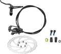 Hydraulic Disc Brake Set, Front & Rear Bicycle Brakes Kit with Rotors & Brake Pads - High-Strength Aluminum, Powerful Silent Stopping for Mountain Bike, Road Bike, Hybrid Bikes