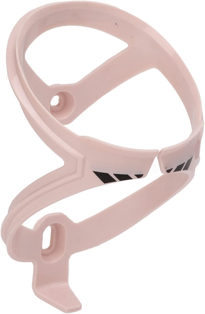 Bicycle Water Bottle Holder Cage Carbon Fiber Streamlined Design Stable Mounting for Road Mountain Bikes Outdoor Cycling (Pink)