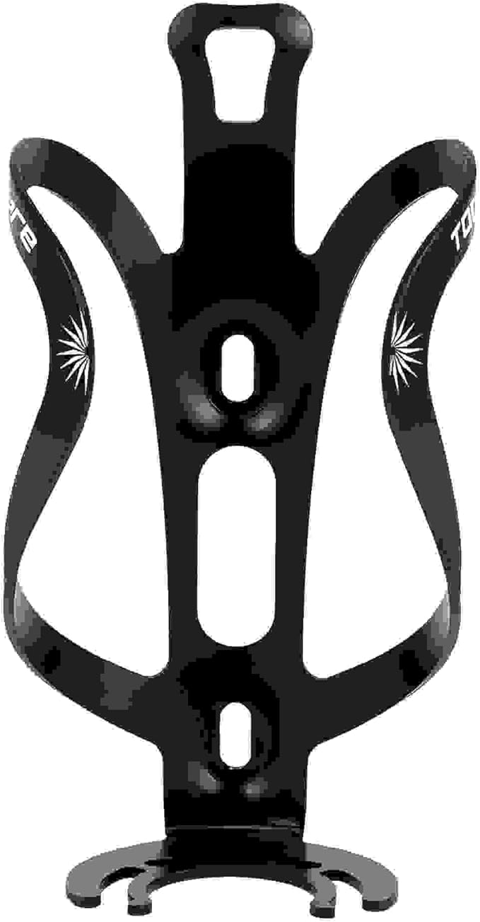 Bike Water Bottle Holder, Water Bottle Holder for Bike Aluminum Alloy, Universal Bike Water Bottle Cage for Road, Mountain and Gravel Bikes (Black)