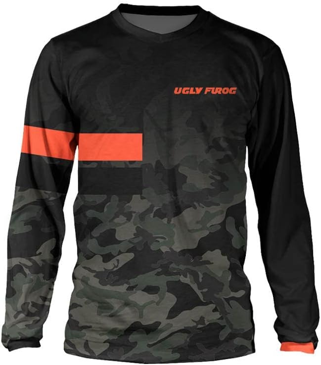 UGLY FROG Bike Wear Long Sleeve Men's Classic Fashion Cycling Downhill Jersey Sportswear Clothing