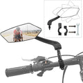 AtfArt 1Pcs Bike Mirror Handlebar Mount HD Bike Rear View Mirror Bicycle Mirrors for Handlebars Adjustable Rotatable Bike Mirrors Ride Safely Ebike Moped electric Bike Accessories(1Pcs The Left)