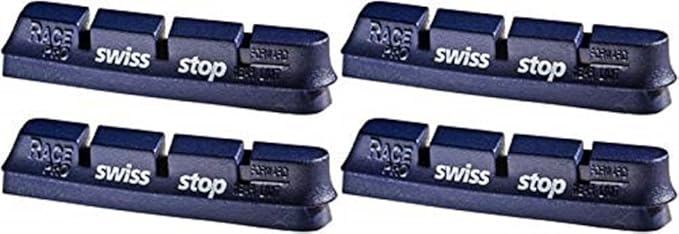 SwissStop RacePro Brake Pads (Fits Campagnolo), 4 Pads (Complete Bike)