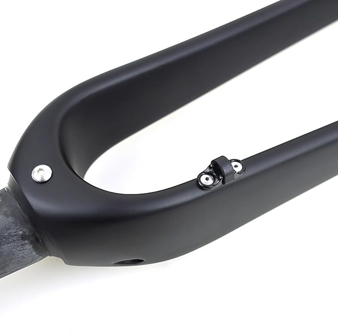 Gravel Bikes Rigid Fork 700C Road Bikes Fork Full Carbon Fiber Disc Brake Front Fork 1-1/8" Straight/Tapered Tube Hard Fork Quick Release 9 * 100mm(Tapered)