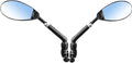 Bike Mirrors for Handlebar, 360° Rotation DH Rear View Bicycle Mirrors Bike Mirror Handlebar Mount for E-bike Mountain Road Bike Height Adjustable