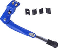 Lurrose Bike Kickstand: Aluminum Alloy Bike Kickstand Side Support for Mountainbike Blue Adjustable Foot Stand for Stable Parking