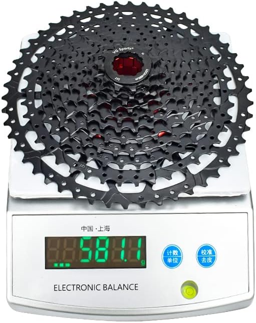 VG SPORTS 8/9/10/11/12 Speed Ultra-Light Bike Cassette for Mountain Bike 11-40T/11-42T/11-46T/11-50T/11-52T MTB Cassette Lightweight Aluminum Bracket Cassette