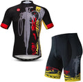 Cycling Jersey Men Set Road Short Sleeve Quick Dry Bike Padded Cycling Clothing Suit Bicycle Wear Summer
