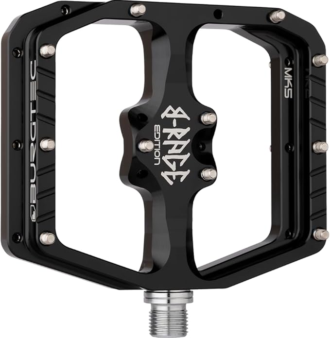 B-Rage Edition MK5 Penthouse Flat Pedals by Burgtec