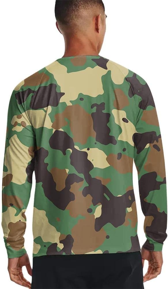 Men's MTB Shirt Long Sleeve Off-Road Motocross Cycling Jersey Mountain Bike Shirts Quick-Dry Moisture Wicking