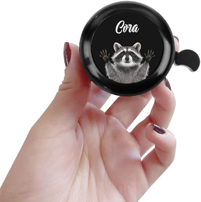 WIRESTER Personalized Custom Bike Bell with Your Text, Aluminum Round Classic Ring Bicycle Bell, Bike Accessories Bell Ring for Adults Kids Girls Boys