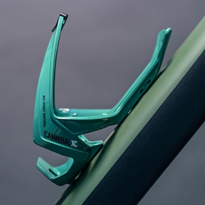 Elite Cannibal XC Bio-Based Bottle Cage, Lightweight and Secure for All Terrains