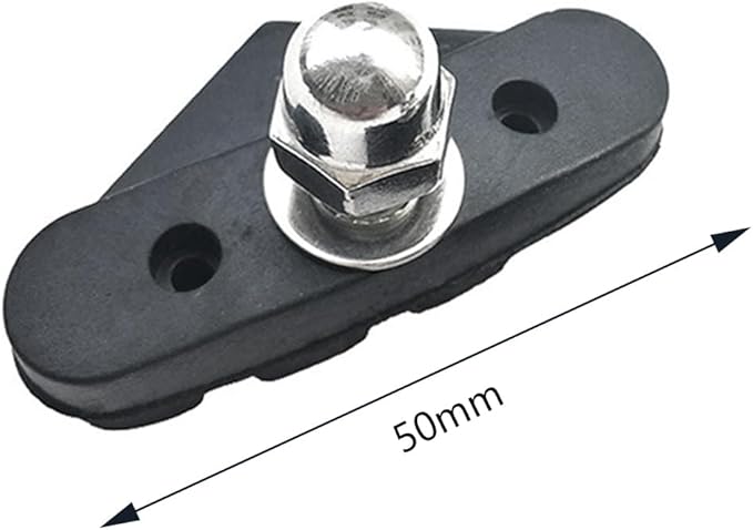 Bike Brake Pads Set, 3 Pairs Road Mountain Bicycle V-Brake Blocks Shoes with Hex Nut and Shims,50mm