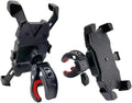 Motorcycle Phone Mount - [Windproof Up to 150 MPH] [Compatible with 7.2-Inch Large-Screen Phones] | Bicycle Phone Holder, Motorcycle Handlebar Phone Clip, Fits iPhone 16 Pro Max