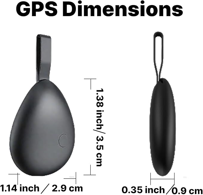 GPS Tracker for Vehicles, Mini Tracking Device for Vehicles, Car Tracker Device Hidden No Subscription Work with Find My (iOS Only), Key Finder, for Kids, Dogs, Luggage, Bag (White, 4 Pack)