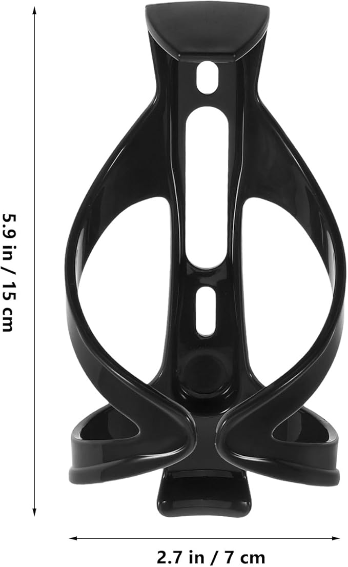 Sosoport 2pcs Ultralight Bike Water Bottle Holder Cage with Stable Attachment Easy No-Drill Installation Versatile Fit for Road and Mountain Cycling