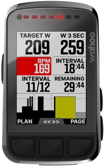 Wahoo ELEMNT Bolt GPS Cycling/Bike Computer,Black