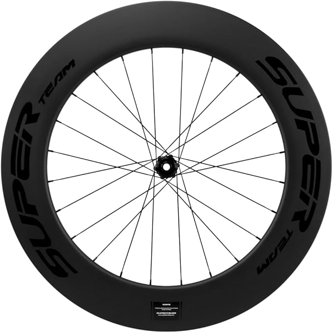 Superteam 88/25mm Disc Brake Carbon Fiber Road Bike Wheelset 700c Tubeless Wheels