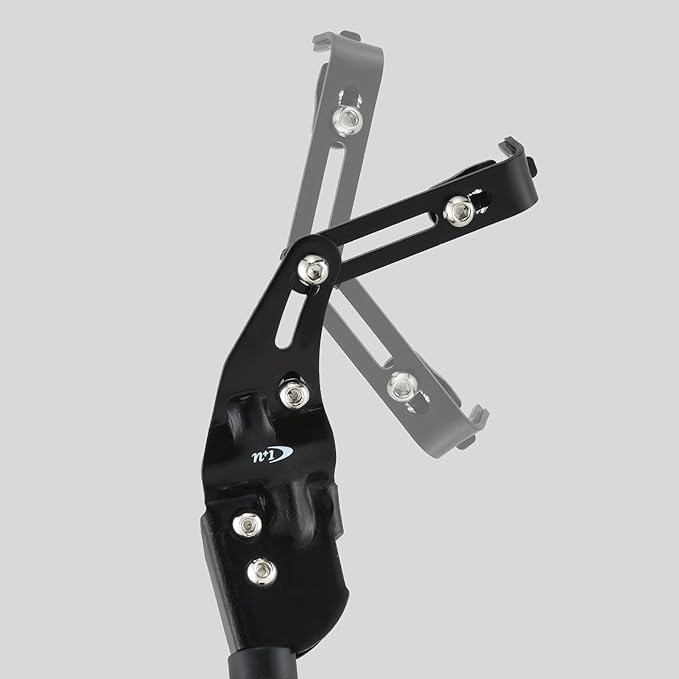 N+1 Adjustable Alloy Rear Side Bike Kickstand- bicycle kickstand for 26"-29" Mountain Bike/Road Bike/BMX/MTB, Adult Bikes and Kid Bikes (KF168)