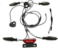 36V 48V 52V LED Bicycle Light Kit Front Rear Turn Signal Brake Lights Set, with Flashing Indicator, Electric Bikes Tricycles Waterproof Cycling Safety System