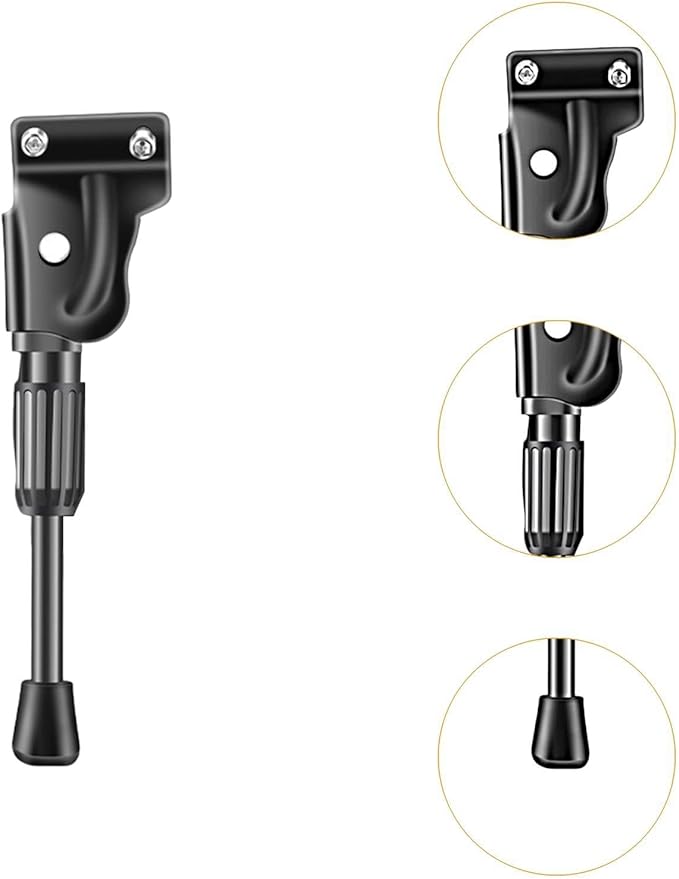 Kids Bike Kickstand Single Leg Kickstand Easy to Install Parking Stand Boys Girls Non Slip Replace Accessories Leg Kick Stand