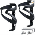 Bike Water Bottle Holder 2 Pack Nylon 1.3 Oz Ultralight & Sturdy Bike Cup Holder, Bicycle Drink Cage, Cycling Bike Water Bottle Cage with Screw Tool, for 2.75-3.94" Bottles Bike Accessories