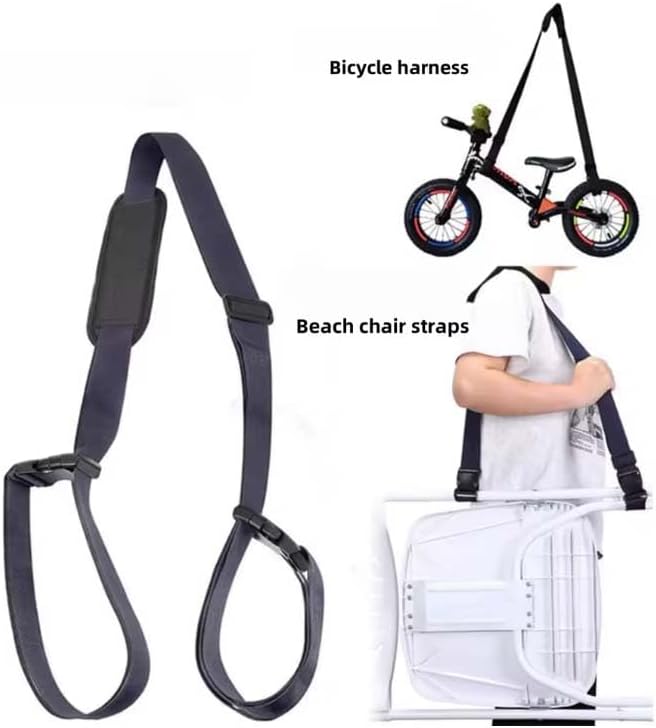 Electric Scooter Carry Strap Carrier with Quick-Release Buckles Folding Bike Carrying Straps Adjustable Hands-Free Shoulder Strap for Electric Scooters Foldable E-scooter Adult Commuter Scooter