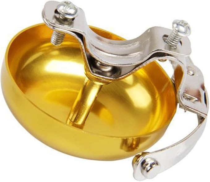 Bicycle Retro Bell Leisure Bicycle Dial Bell Aluminum Silver Gold Coffee Brown Bicycle Bell Bicycle Bell