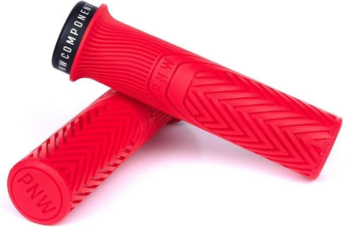 PNW Components Loam MTB Bike Grips – Lock-On Mountain Bike Handlebar Grips – 25A Tacky Rubber – Ergonomic Trail & Enduro Grip – 30mm or 34mm – Multiple Colors