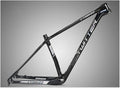 27.5er 29er Mountain Bike Frame 15''/17''/19'' XC Hardtail Bike Carbon Fiber Frame QR 135mm Disc Brake Frame Internal Routing (Color : Black, Size : 27.5 * 15'')